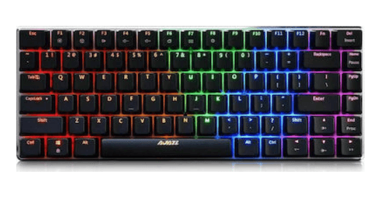 AJAZZ AK33 Geek RGB Mechanical Keyboard, 82 Keys Layout, Blue Switches, RGB Backlight, στα 23,99€, από geekbuying