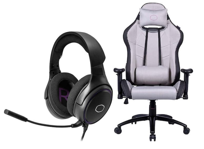CoolerMaster MH630 Over Ear Gaming Headset με σύνδεση 3.5mm / 2x3.5mm, στα 19,90€, CoolerMaster MH670 στα 39,90€ και Gaming Chair Cooler Master Caliber R2C Grey, στα 169,81€, από You.gr