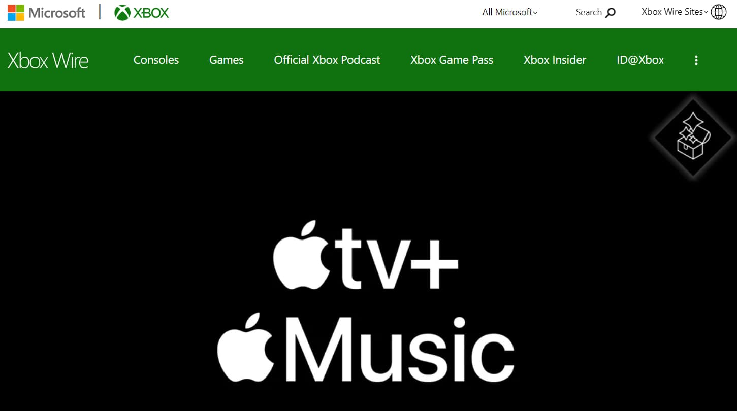 Δωρεάν δοκιμές 3 μηνών του Apple TV και της Apple Music μέσω Xbox Game Pass Ultimate.