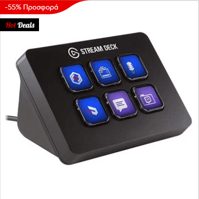 Elgato Stream Deck Mini Live Content Creation Controller, στα 44,90€, από WEBSUPPLIES