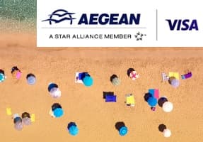 Έκπτωση 50% από Aegean/Olympic για πτήσεις από Ελβετία &amp; άλλες χώρες προς Ελλάδα ή Κύπρο για κρατήσεις με κάρτες VISA