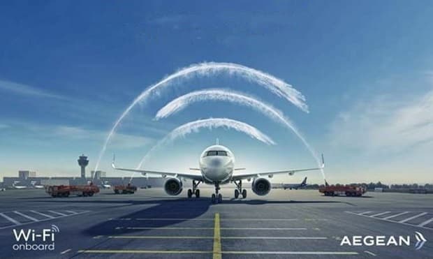 Δωρεάν Wi-Fi σε πτήσεις εσωτερικού της Aegean