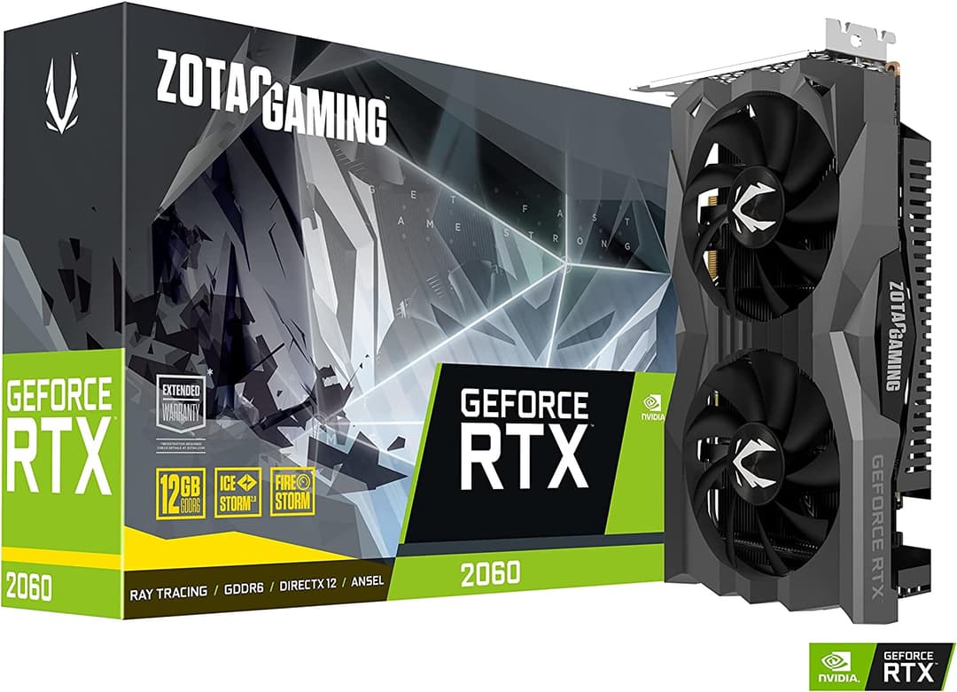 Zotac GeForce RTX 2060 12GB Twin Fan Κάρτα Γραφικών