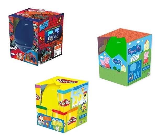 Αυγό με παιχνίδια Nerf, Peppa Pig ή Playdoh με 10€ από τον Μουστάκα