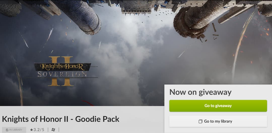 Η GOG προσφέρει δωρεάν το Knights of Honor II - Goodie Pack