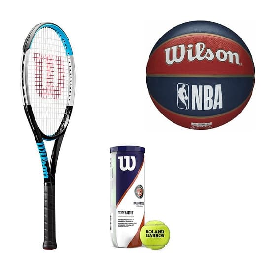 Μπάλες μπάσκετ &amp; ρακέτες Wilson με -50% στο z-mall