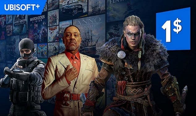 1 μήνας Συνδρομή στο Ubisoft+ με 1€