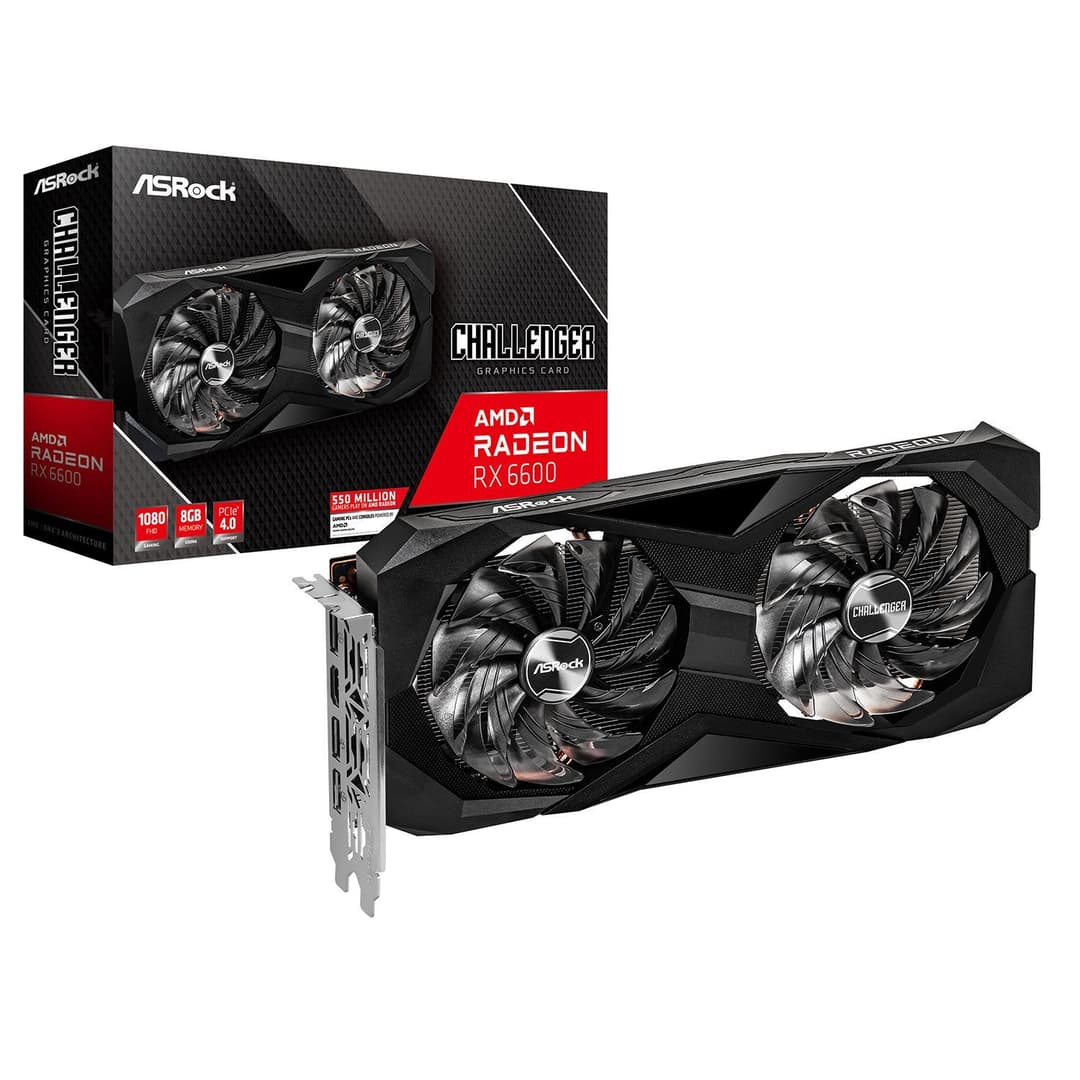 ASRock Radeon RX 6600 Challenger D OC 8 GB Κάρτα Γραφικών