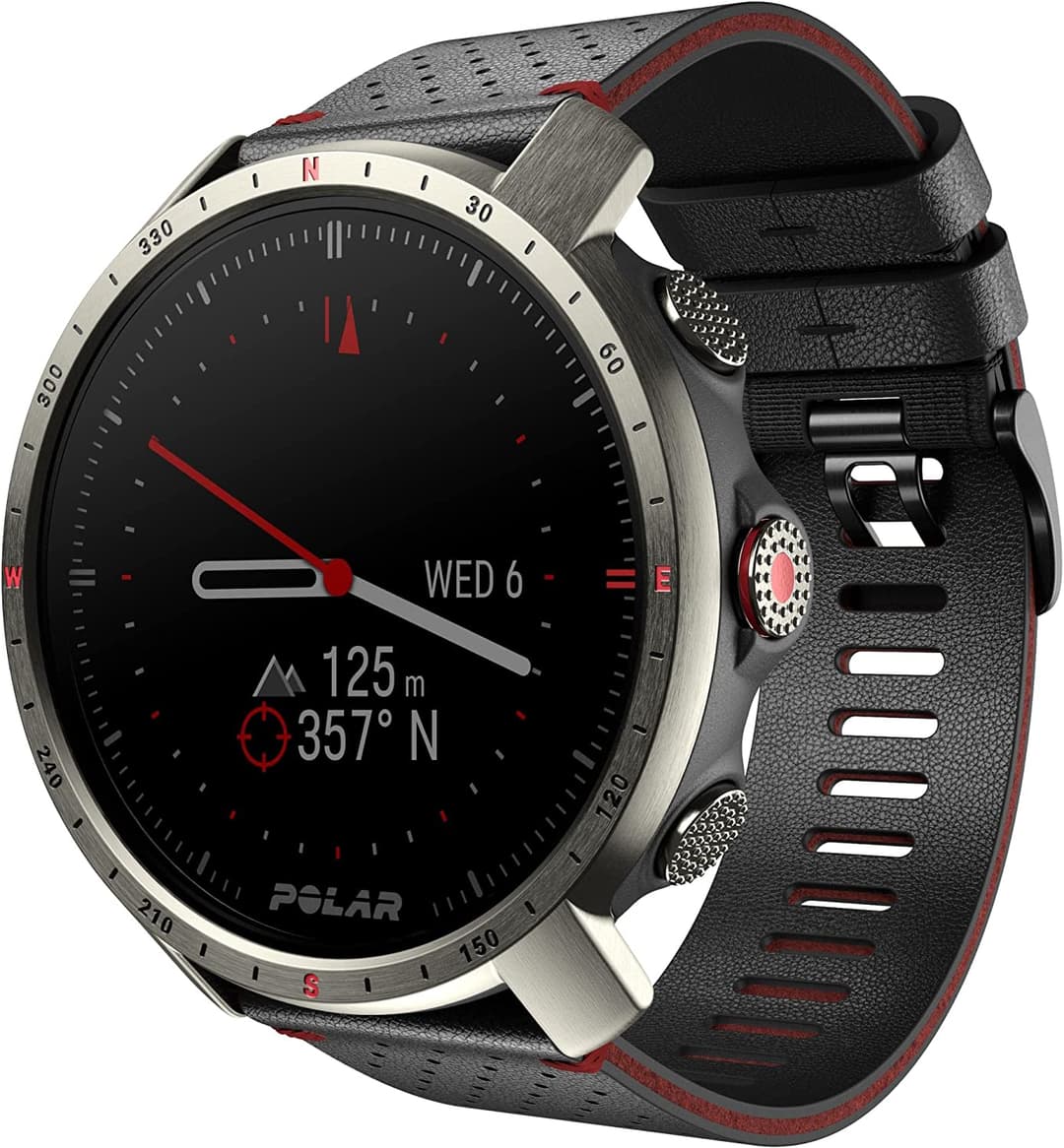 Polar Grit X Pro Titan Αθλητικό Smartwatch