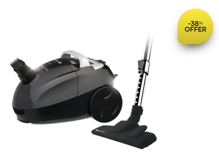 Ηλεκτρική Σκούπα ROHNSON R-1180 Easy Clean 700 W με Σακούλα 2 lt Μαύρη, στα 25€ από τη MEDIAMARKT και το PUBLIC