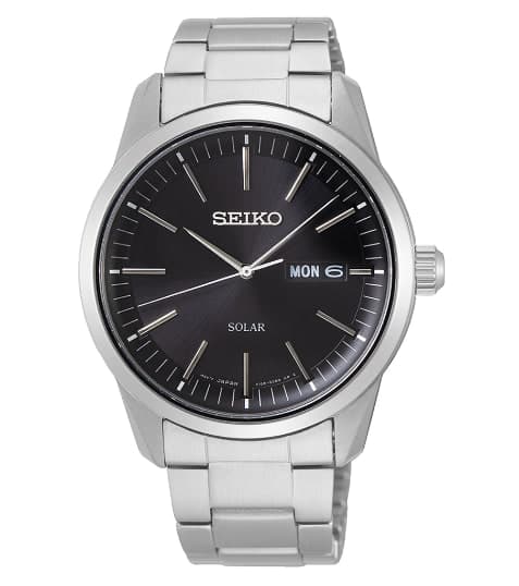Ρολόι Seiko SNE527P1, Solar με μπρασελέ και κρύσταλλο ζαφείρι, 40mm, στα 156,68€, από Amazon.co.uk