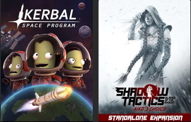 Δωρεάν 2 παιχνίδια για PC, τα Kerbal Space Program και Shadow Tactics - Aiko's Choice, από την Epic Games