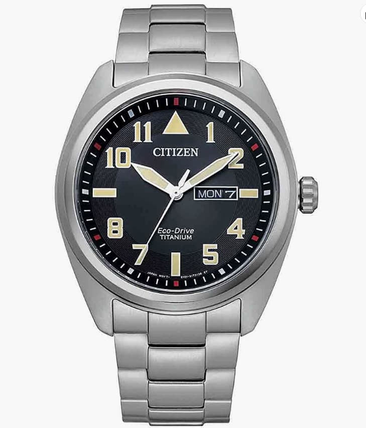 Citizen Ρολόι BM8560-88E, Eco-Drive, Super Titanium με Μεταλλικό Μπρασελέ σε Ασημί χρώμα, 41mm, στα 166,99€, από Amazon.es