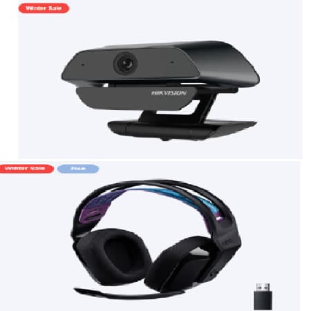 Ασύρματο Gaming Headset LOGITECH G535 Lightspeed Μαύρο, στα 79,90€, από το ΓΕΡΜΑΝΟ και Websupplies, επίσης Hikvision DS-U12 Web Camera Full HD 1080p. στα 19,90€  (εξαντλήθηκε)
