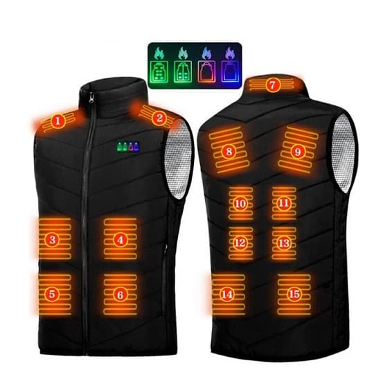 TENGOO HV-15 Heated Vest 15 Areas