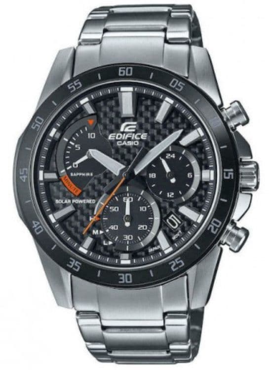 Casio Edifice EFS-S580DB-1AVUEF, Ρολόι Χρονογράφος Μπαταρίας με μηχανισμό ηλιακής φόρτισης, Κρύσταλλο από ζαφείρι και Μεταλλικό Μπρασελέ , 45mm, στα 139,59€, από Amazon.de