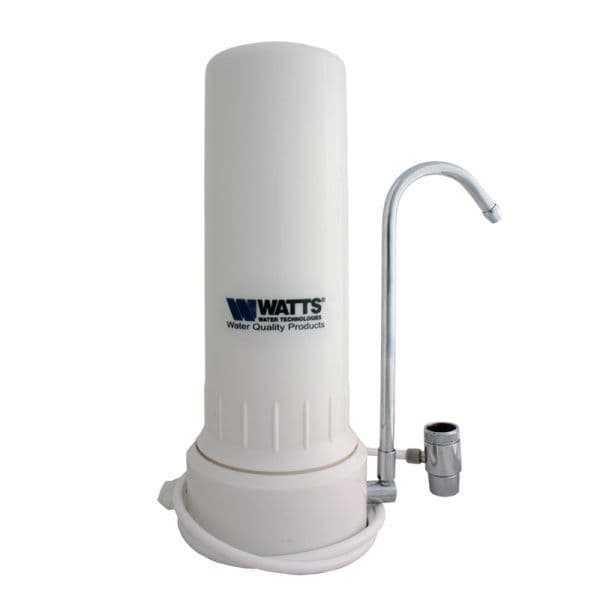 Συσκευή φίλτρου νερού άνω πάγκου Watts CounterTop CT1-WW με ανταλλακτικό φίλτρο από primato.gr