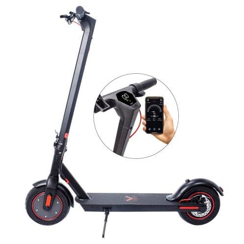 CMSBIKE V10 Electric Scooter 10'' 500W Motor 36V 15Ah Max Speed 30km/h Max Load 120kg - Black,  στα 442,21€, Geekbuying (αποθήκη Germany-2)
