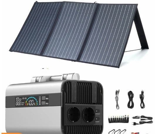 XMUND XD-SP2 100W 18V Solar Panel With 600W 156000mAh Portable Power Station 220V 50Hz Solar Generator Emergency Power Supply Set For Camping, στα 229,67€, Banggood (Αποθήκη Τσεχίας)