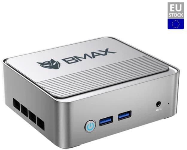 BMAX B3 Mini PC Intel N5095, Windows 11(64-bit), 8+256GB, Dual Band WiFi, Silver, στα 144,72€, Geekbuying, Ευρωπαϊκή Αποθήκη 