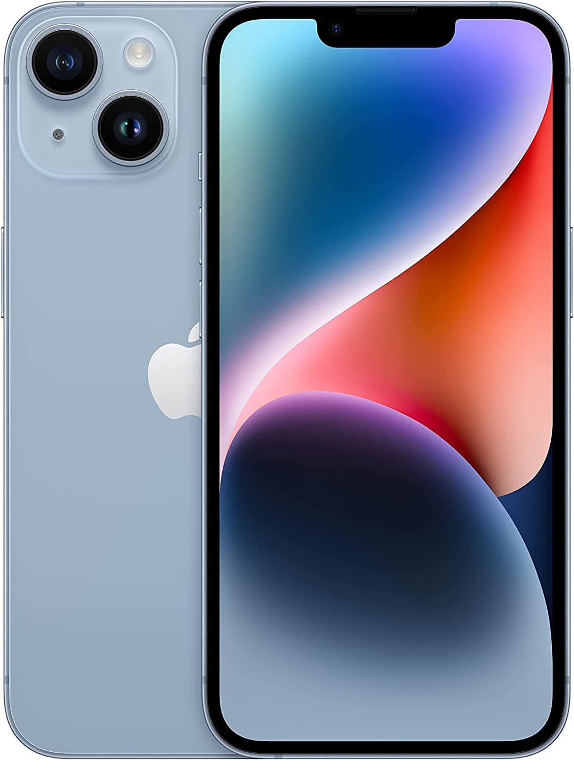 Apple iPhone 14 (128 GB) σε χρώματα μπλε, μαύρο, άσπρο, μωβ, κόκκινο