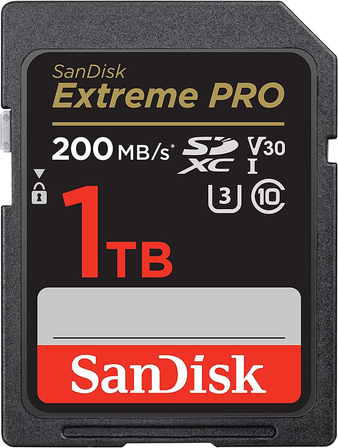 Sandisk Extreme Pro SDXC 1TB Class 10 U3 V30 UHS-I 200MB/s