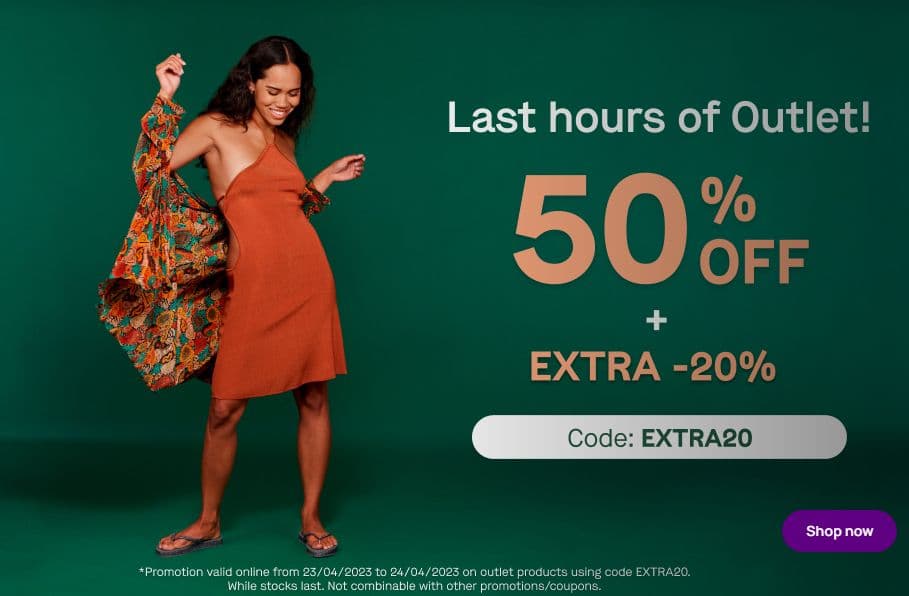 50% OFF Outlet + EXTRA -20% από το Havaianas