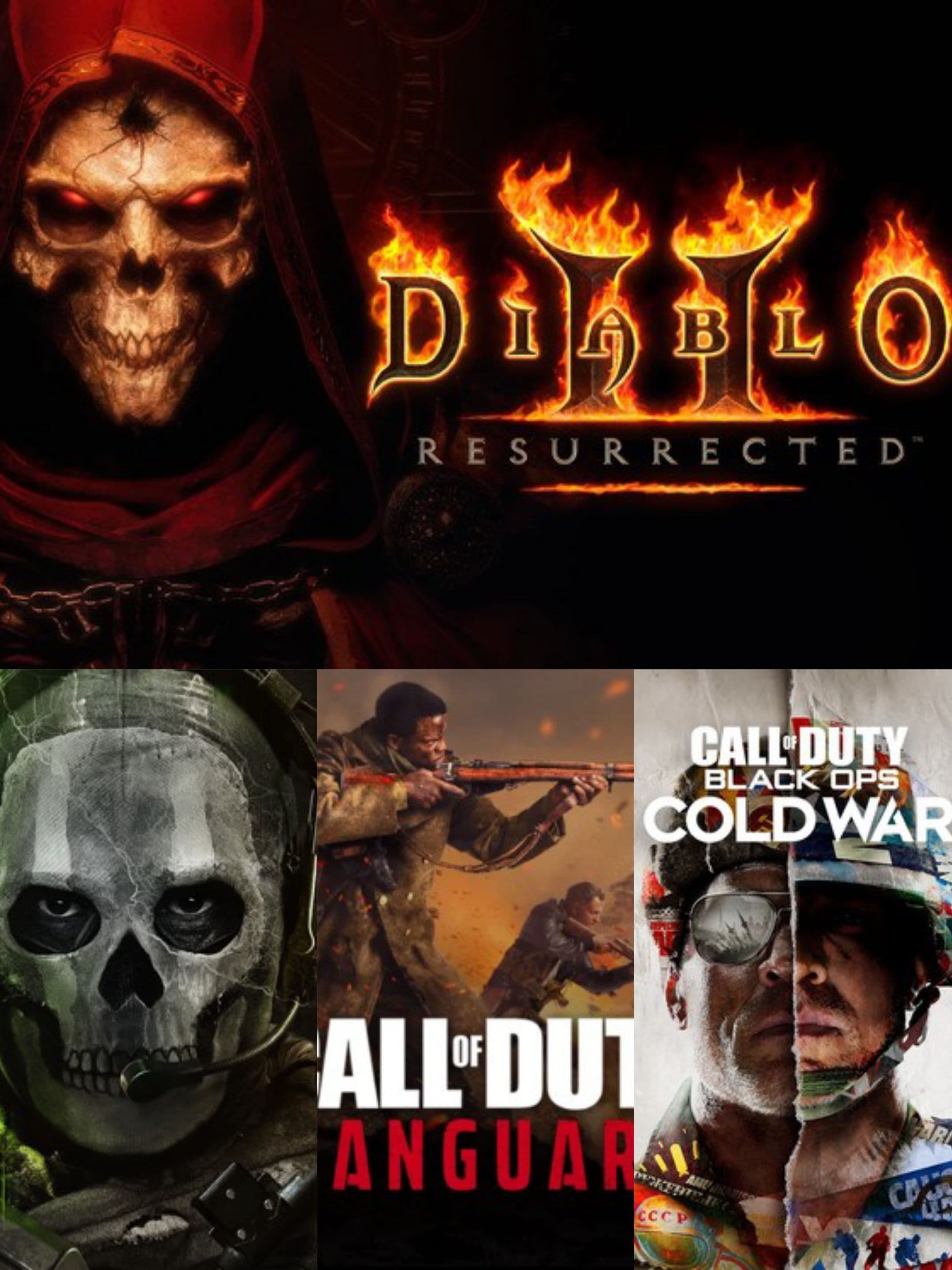 [PC GAMES] Diablo II (remastered) & 3, όλα τα Call of Duty ( Mw2 -2022, Vanguard -2021, Black Ops Cold War -2020, Mw -2019 ) -κ.α. | Εκπτώσεις σε διάφορους τίτλους της Activision/Blizzard