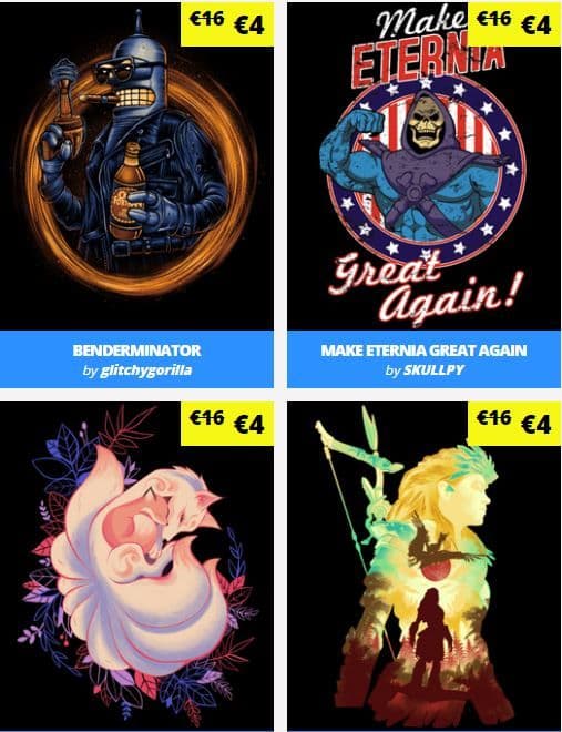 Qwertee μπλουζάκια από 4€ Geek Day