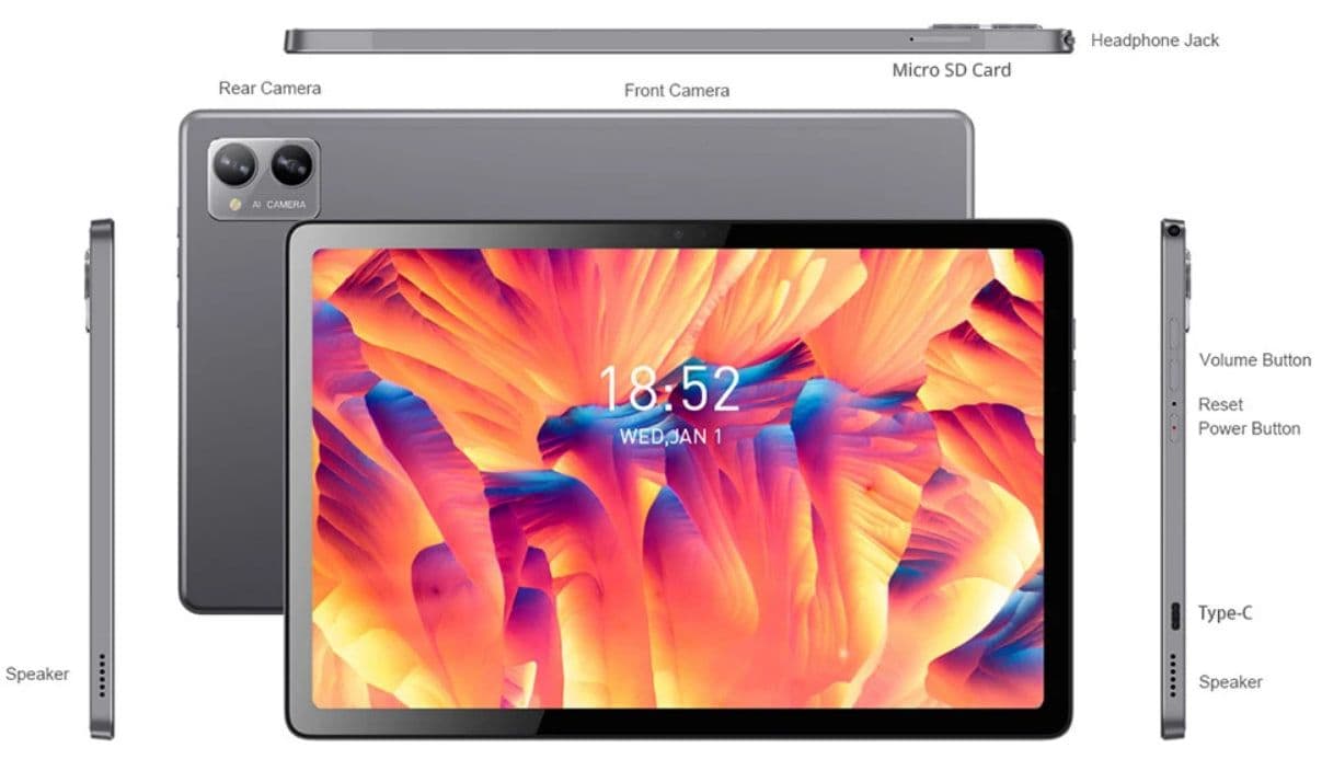 N-one NPad Plus Android 12 Tablet, MTK8183 Octa Core 8GB+128GB,10.36'' 2000x1200 2K FHD IPS 300Nits, Dual Wi-Fi BT5.0, GPS  A-GPS, στα 112€, Geekbuying (Αποθήκη Πολωνίας)
