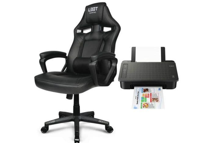 Καρέκλα Deltaco L33T Extreme Black & εκτυπωτής Canon TS305 Set, στα 149€, από τον ΚΩΤΣΟΒΟΛΟ