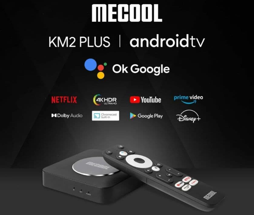 MECOOL KM2 Plus έκδοση, Android TV 11.0 Smart TV BOX, Amlogic S905X4, με πιστοποίηση από Google και Netflix, στα 62€ (με δώρο αξίας 4,54€ στο καλάθι), Geekbuying