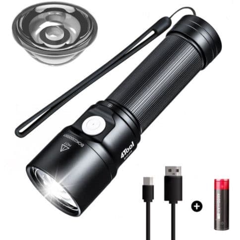 Xiaomi NEXTOOL 4TOOL ED20 XPH50.2 2200LM Ultra Bright Strong Flashlight Built-in 4800mAh 21700 Battery Type-C USB Rechargeable Powerful LED Torch, στα 21,60€, Banggood