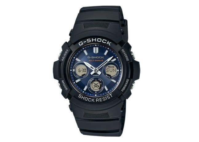 Casio G-Shock AWG-M100SB-2AER, Αναλογικό/Ψηφιακό Ρολόι Χρονογράφος Solar με Καουτσούκ Λουράκι σε Μπλε χρώμα, στα 107,05€, από amazon.es