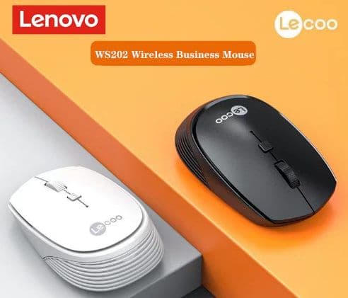 Lenovo WS202 εργονομικό ασύρματο ποντίκι σε 2 χρώματα (μαύρο και άσπρο), στα 8,16€, από Banggood