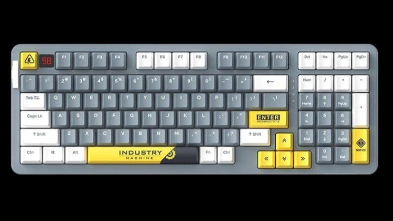 DAREU A98 Type-C Wired Mechanical Keyboard 97 Keys PBT Keycaps Hot Swappable Customized Sky Blue Linear V3 Switch Gasket Structure Set RGB Backlit Gaming Keyboard with Supplement Keycaps, στα 60,38€ από Banggood