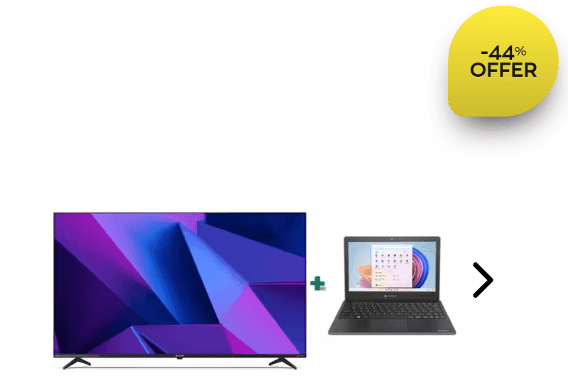 Τηλεόραση Sharp LED 55" 4K Android 55FN2EL + Laptop Satellite Pro E10-S-10I 11.6” HD (Celeron N4020/4GB/128GB SSD/UHD Graphics 600/Win10Pro), στα 499€, PUBLIC