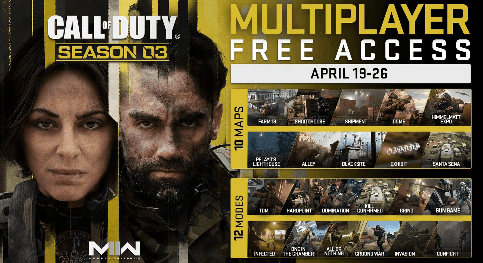 Call of Duty: Modern Warfare 2 δωρεάν πρόσβαση στο Multiplayer έως 26/4