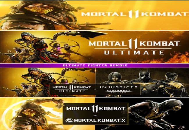 Mortal Kombat 11 στα 4,99€, Mortal Kombat 11 Ultimate στα  8,99€, Mortal Kombat 11 Ultimate + Injustice 2 Legendary Edition Bundle, στα 9,99€,  Mortal Kombat 11 and X Bundle, στα 9,98€, Steam