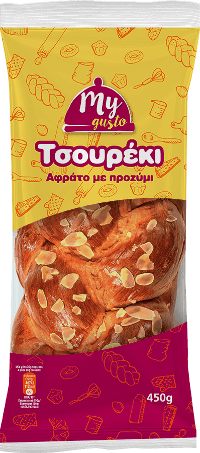My Gusto Τσουρέκι 450gr και Ferrero Nutella Μπισκότα 193gr 1+1