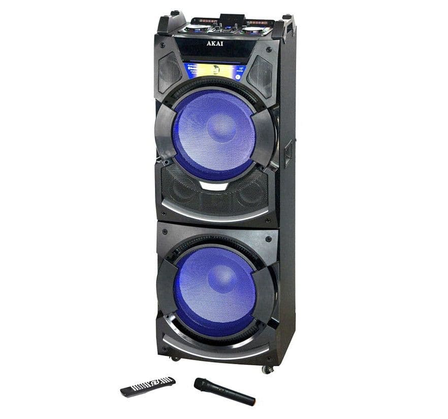 Akai Φορητό Hχείο με Διπλό Bluetooth Karaoke και Μικρόφωνο DJ-S5H