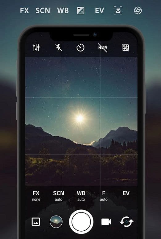 ProCam X Εφαρμογή (Android)
