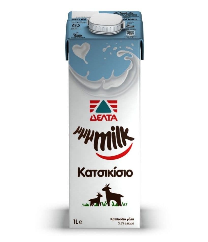 Κατσικίσιο Γάλα ΔΕΛΤΑ mmmilk 3,5% 1L 1+1 δώρο 