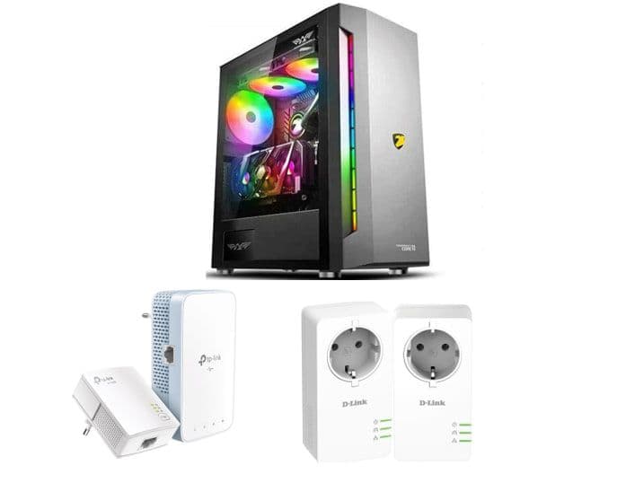 Gaming PC Case Armaggeddon Tessaraxx Core 11B - RGB LED - Black, στα 69,90€, Powerline D-Link DHP-P601AV - 1000 Mbps - Διπλό Kit, στα 39,90€