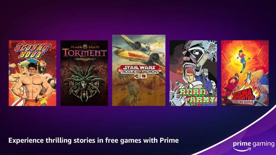 Δωρεάν με το Amazon Prime Gaming ( με κλειδιά), 15 παιχνίδια όπως τα: Star Wars: Rogue Squadron 3D, Super Sidekicks, Samurai Showdown IV, Planescape Torment Enhanced Edition και άλλα