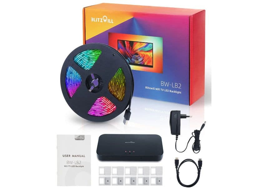 Blitzwill BW-LB2 WIFI TV LED Strip 5m Screen Sync & Music Sync TV with Light, στα 37,78€, Banggood