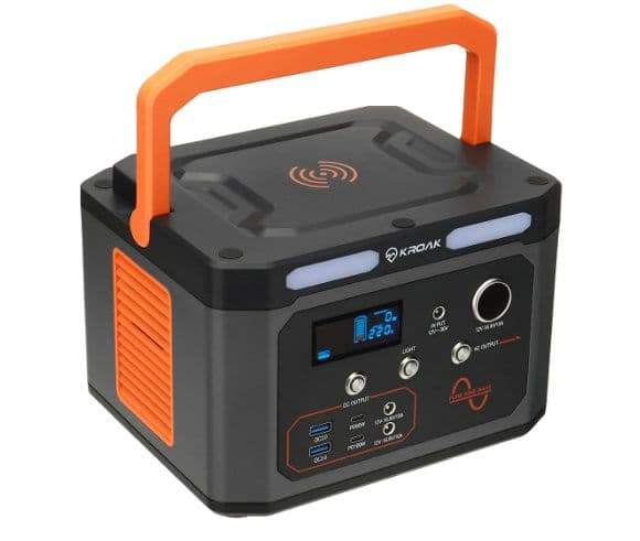 KROAK CN-300 86400mAh 319Wh Portable Power Station 300W with AC/DC/USB/Car Charger 15W Smartphone Wireless Fast Charging LED Flashlight, στα 130,33€, από το Banggood (Αποθήκη Πολωνίας)