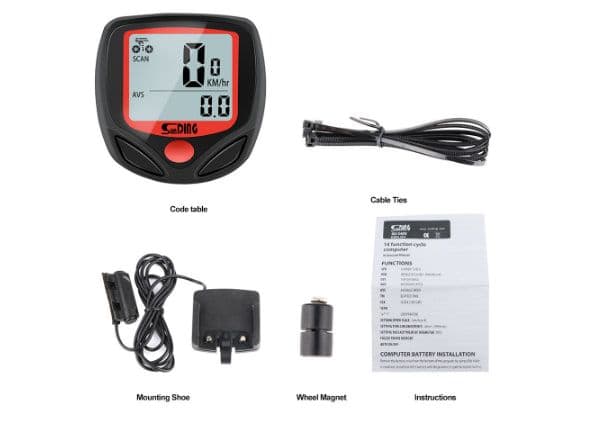 SUNDING SD-548B Bicycle Computer Wired Bike Cycle Speedometer Waterproof Cycling Computer Accessories Bike Speedometer, στα 6,50€, Banggood