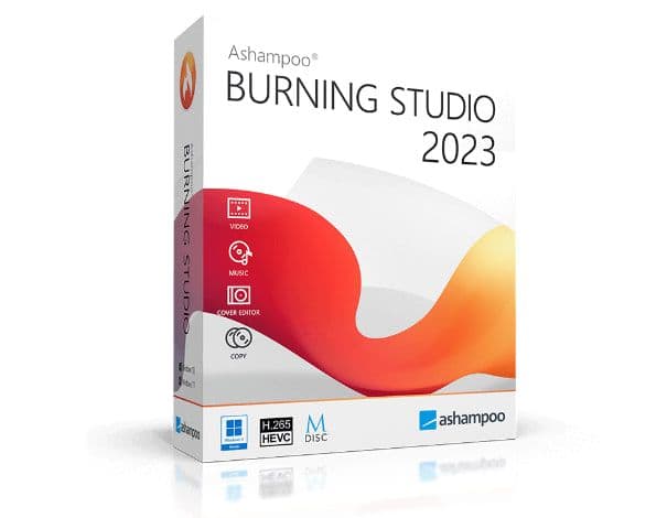 Δωρεάν lifetime το Ashampoo Burning Studio 2023 (πρόγραμμα εγγραφής ταινιών, μουσικής και αρχείων σε οποιονδήποτε εγγράψιμο δίσκο), για PC, από sharewareonsale.com