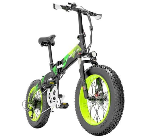 LANKELEISI X2000 PLUS Moped Electric Bike Folding Bike 12.8Ah 48V 1000W 40km/h Max Speed Max Load 150kg - Green, στα 778,58€, Geekbuying Αποθήκη Πολωνίας